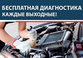 Бесплатная диагностика в выходные дни!